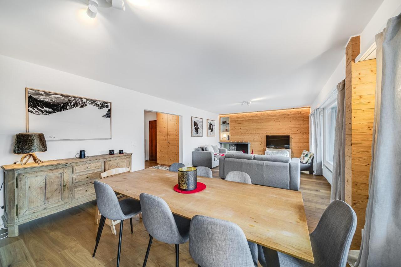 In The Heart Of Crans, Fireplace And Parking Extérieur photo